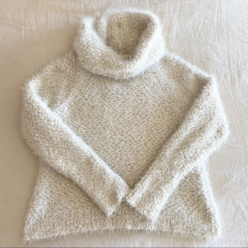 Cupcakes and Cashmere Fuzzy Turtleneck